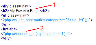 Adding Adsense Code to Blog Post