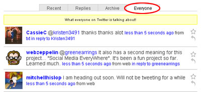 Twitter Everyone Tab